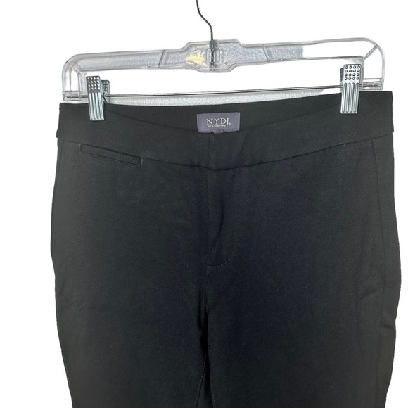 NYDJ Lift Tuck Technology Slim Trouser Pants In Ponte Knit Straight Leg Size 2P - Picture 4 of 11